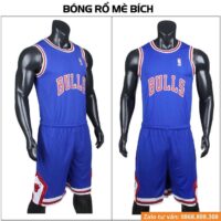 Bộ quần áo bóng rổ BULLS Egan size mam vải mè kim chính hãng nhiều màu tím than