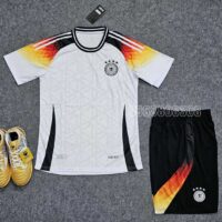 Bộ quần áo đá bóng đội tuyển đức Euro 2024 Germany sân nhà màu trắng spf thái quần trắng