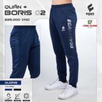Bộ quần áo khoác Boris 2 Egan chính hãng 2 màu xanh