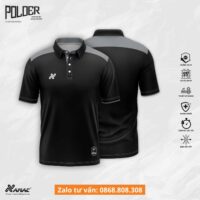 Bộ quần áo polo Amac Polder đồng phục di chuyển nhiều màu xanh blue