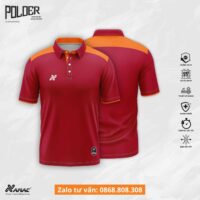 Bộ quần áo polo Amac Polder đồng phục di chuyển nhiều màu xanh blue