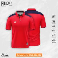Bộ quần áo polo Amac Polder đồng phục di chuyển nhiều màu xanh blue