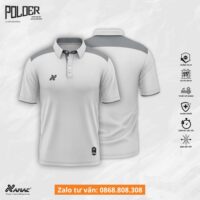 Bộ quần áo polo Amac Polder đồng phục di chuyển nhiều màu xanh blue