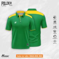 Bộ quần áo polo Amac Polder đồng phục di chuyển nhiều màu xanh blue