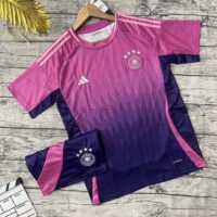 Áo đá bóng đội tuyển đức tím hồng Euro 2024 Germany sân khách màu tím hồng vải spf thái mịn mặt trước