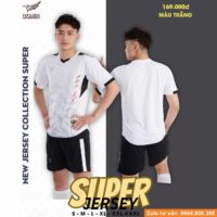 Bộ quần áo bóng đá thiết kế Domin Super Jersey nhiều màu xanh biển
