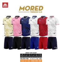 Bộ quần áo bóng đá thiết kế Mikal Mored Version 2.0 chính hãng vải Dzi Fabric nhiều màu