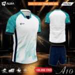Bộ quần áo bóng đá Aura A10 sợi mè dệt mỏng nhẹ thoáng khí nhiều màu