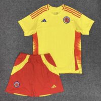 Bộ quần áo bóng đá FCF Federacion Colombiana de Futbol màu vàng vải SFP thái full logo thêu 1