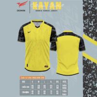 Bộ quần áo bóng đá thiết kế Domin Kayan Jersey vải Fex thái nhiều màu trắng