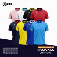 Áo polo ct3 panna có cổ bẻ vải pegan chính hãng giá rẻ nhiều màu