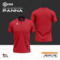 Áo polo ct3 panna có cổ bẻ vải pegan chính hãng giá rẻ nhiều màu