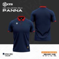 Áo polo ct3 panna có cổ bẻ vải pegan chính hãng giá rẻ nhiều màu