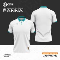 Áo polo ct3 panna có cổ bẻ vải pegan chính hãng giá rẻ nhiều màu