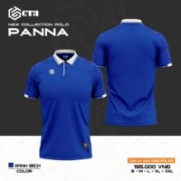 Áo polo ct3 panna có cổ bẻ vải pegan chính hãng giá rẻ nhiều màu