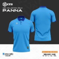 Áo polo ct3 panna có cổ bẻ vải pegan chính hãng giá rẻ nhiều màu