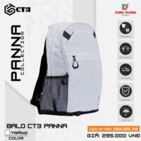 Ba lô thể thao thời trang balo ct3 panna chính hãng có ngăn đựng giày nhiều màu đen 1