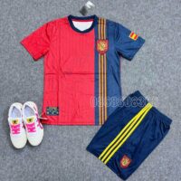 áo đá bóng đội tuyển Tây Ban Nha 1996 2hand tím than (1)