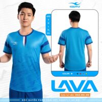 Bộ quần áo đá bóng thiết kế Keepfly Lava chính hãng giá rẻ vải sợi poly nhiều màu đỏ