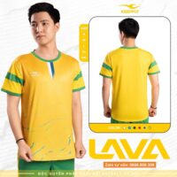Bộ quần áo đá bóng thiết kế Keepfly Lava chính hãng giá rẻ vải sợi poly nhiều màu đỏ