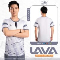 Bộ quần áo đá bóng thiết kế Keepfly Lava chính hãng giá rẻ vải sợi poly nhiều màu đỏ