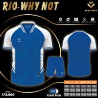 Mẫu áo bóng đá thiết kế Rio Why Not chính hãng vải Dri Fit nhiều màu đen tím