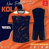 Áo bóng đá Ankling Kola mẫu thiết kế vải thun nhẹ nhiều màu 1