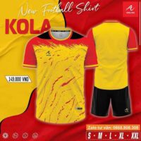 Áo bóng đá Ankling Kola mẫu thiết kế vải thun nhẹ nhiều màu 1