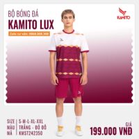 Áo bóng đá Kamito Lux chính hãng nhiều màu đỏ hồng