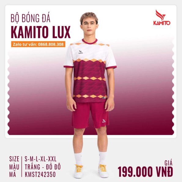 Áo bóng đá Kamito Lux chính hãng nhiều màu