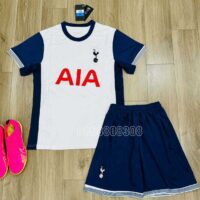 Bộ quần áo bóng đá Tottenham 24 25 home sân nhà AIA màu trắng than 2024 2025 tiêu chuẩn
