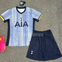 Bộ quần áo bóng đá Tottenham Hotspur AIA 24 25 sân khách màu xám xanh 2024 2025 1