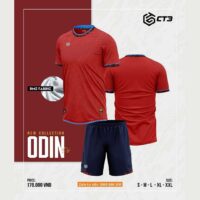 Bộ quần áo bóng đá ct3 odin vải thun rmz fabric mỏng nhẹ chính hãng nhiều màu