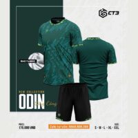 Bộ quần áo bóng đá ct3 odin vải thun rmz fabric mỏng nhẹ chính hãng nhiều màu