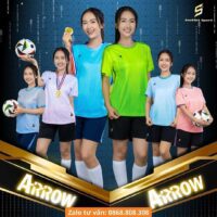 Bộ quần áo bóng đá sao việt arrow chính hãng nhiều màu