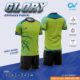 Bộ quần áo bóng đá thiết kế cv sport glory vải mè thoáng mát nhiều màu xanh lá