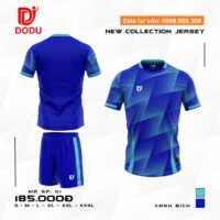 Bộ quần áo bóng đá Dodu D1 nhiều màu vải thun rmz fabric nhiều màu