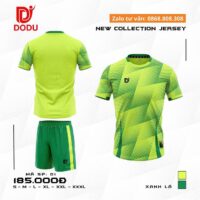 Bộ quần áo bóng đá Dodu D1 nhiều màu vải thun rmz fabric nhiều màu