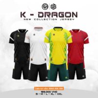 Bộ quần áo bóng đá ct3 k dragon vải thun rmz fabric chính hãng nhiều màu 1