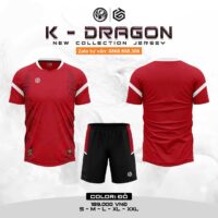 Bộ quần áo bóng đá ct3 k dragon vải thun rmz fabric chính hãng nhiều màu 1