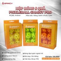 Bóng pickleball Gamicy Pg40L ngoài trời