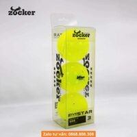 Bóng thi đấu Pickleball Five Star chính hãng zocker màu vàng 1