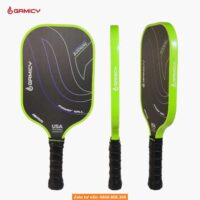 Vợt pickleball burning gamicy chính hãng kaiwin đen viền xanh lá 2