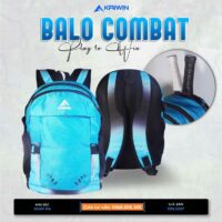 Balo combat thể thao chính hãng Kaiwin tím cam