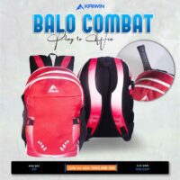 Balo combat thể thao chính hãng Kaiwin tím cam