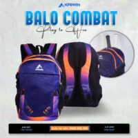 Balo combat thể thao chính hãng Kaiwin tím cam