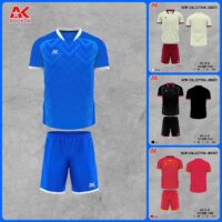 Bộ quần áo bóng đá Aika 01 chính hãng vải thun rmz fabric nhiều màu