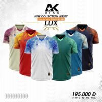 Bộ quần áo bóng đá Aika Lux chính hãng vải thun rmz fabric nhiều màu