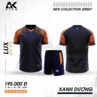 Bộ quần áo bóng đá Aika Lux chính hãng vải thun rmz fabric nhiều màu