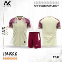 Bộ quần áo bóng đá Aika Lux chính hãng vải thun rmz fabric nhiều màu